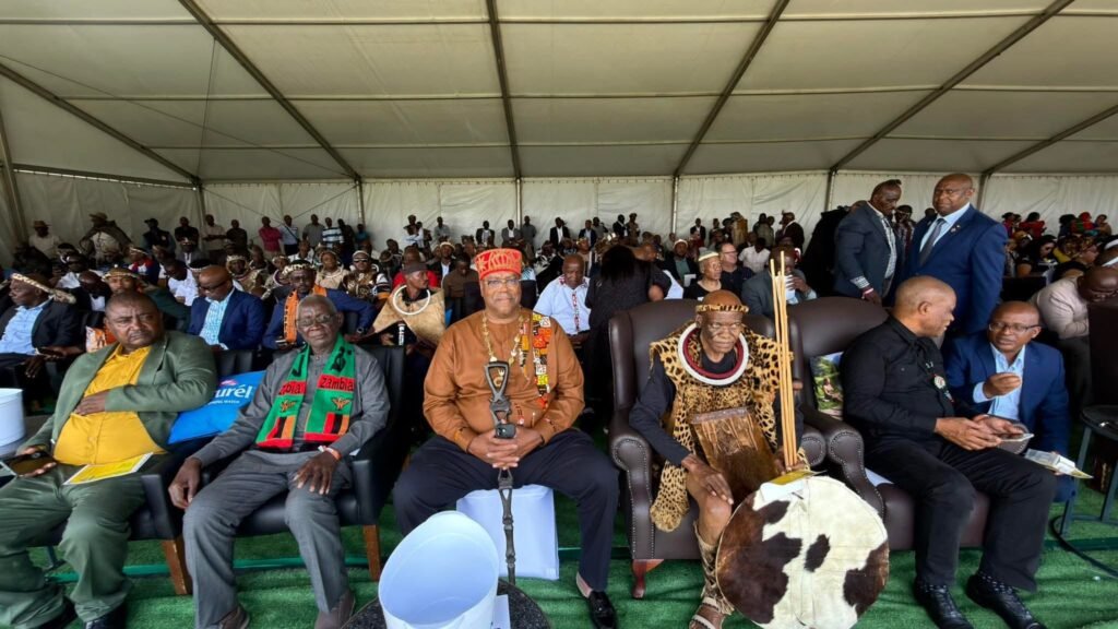 King Clyde Rivers visiting South Africa meeting traditional kings